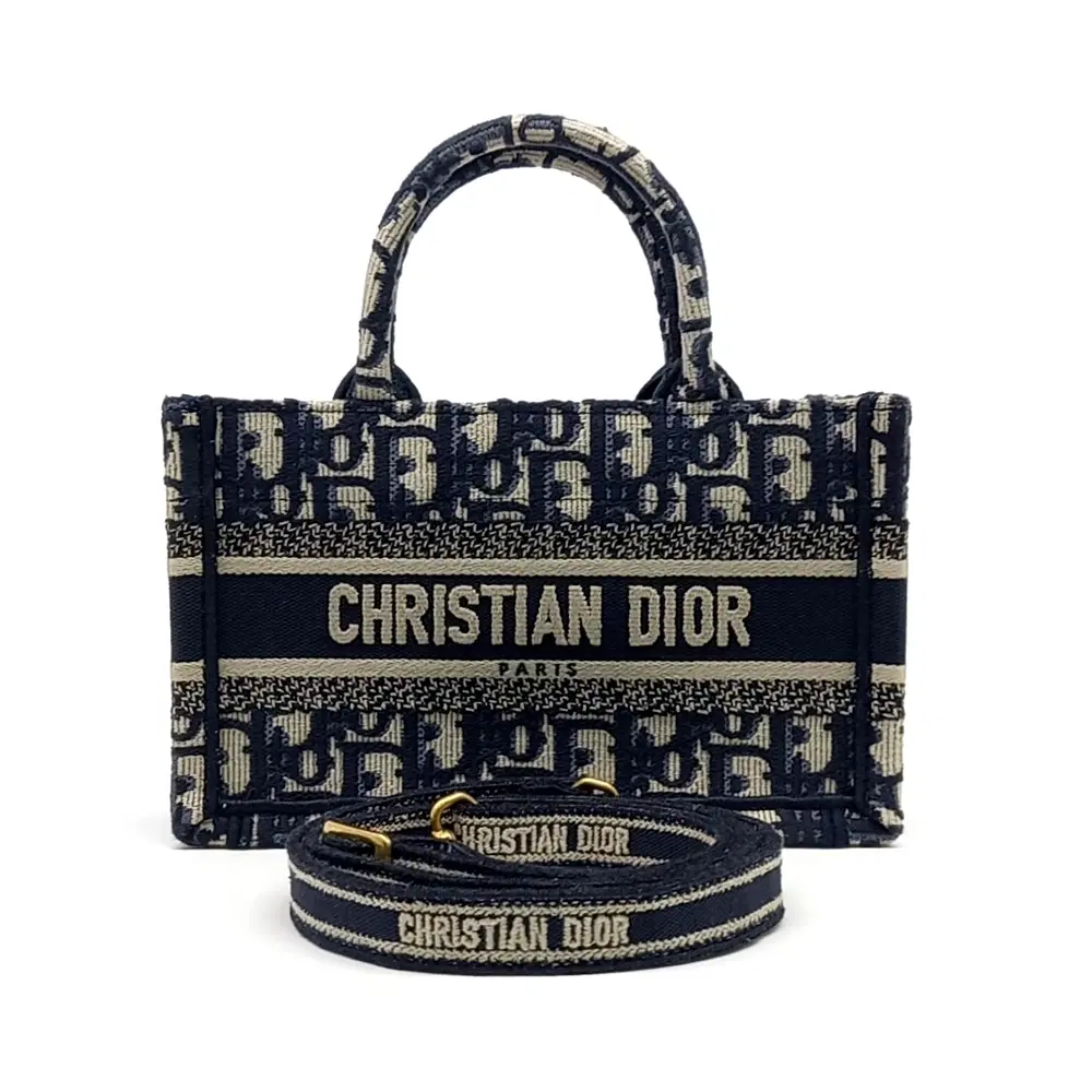 Luxepolis India - Christian Dior Book Tote Mini Shoulder Strap Bag