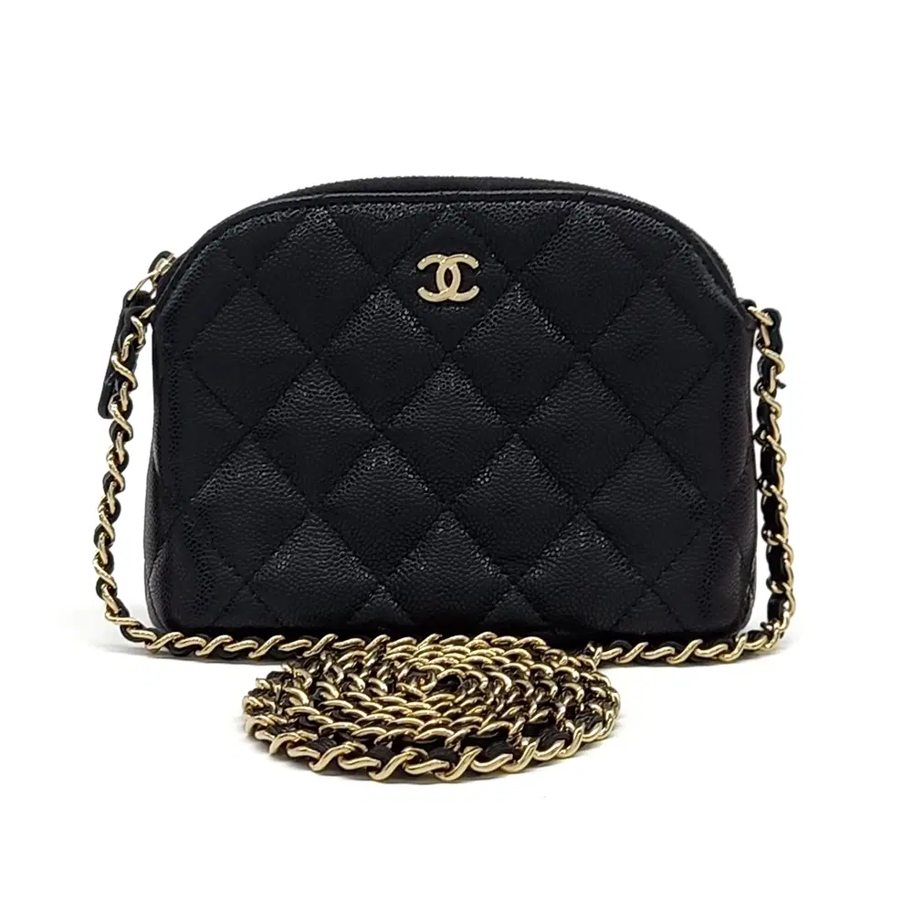 Chanel Caviar Mini Crossbody Bag AP4000