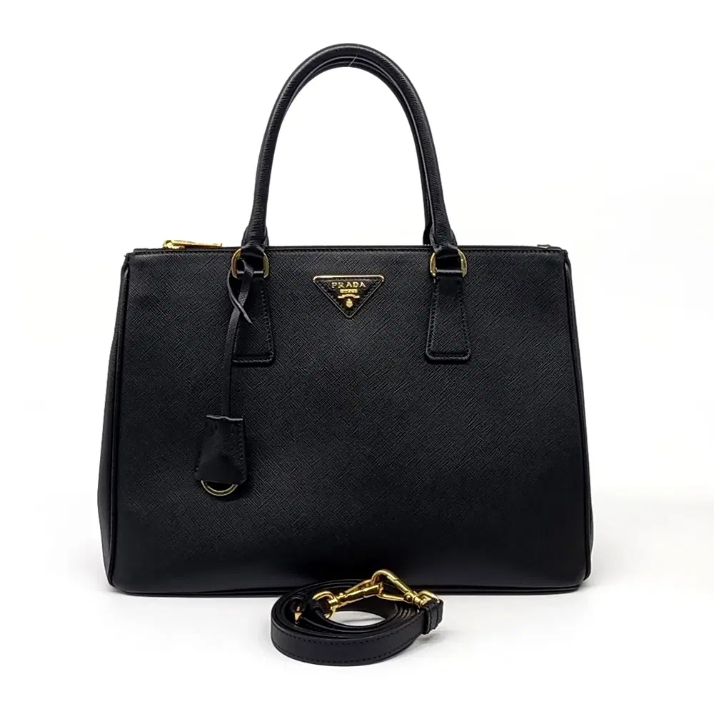 Prada Saffiano Luxe Tote and Shoulder Bag