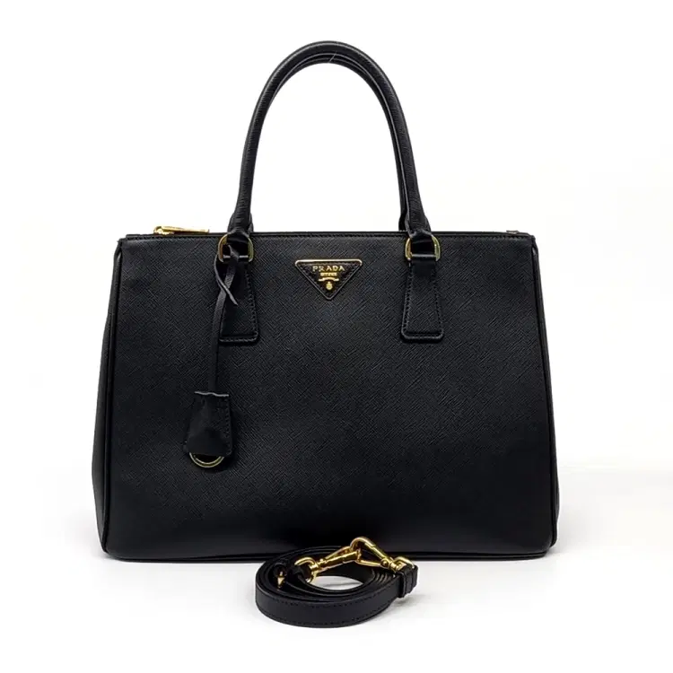 Prada Saffiano Luxe Tote and Shoulder Bag-Hover-Image