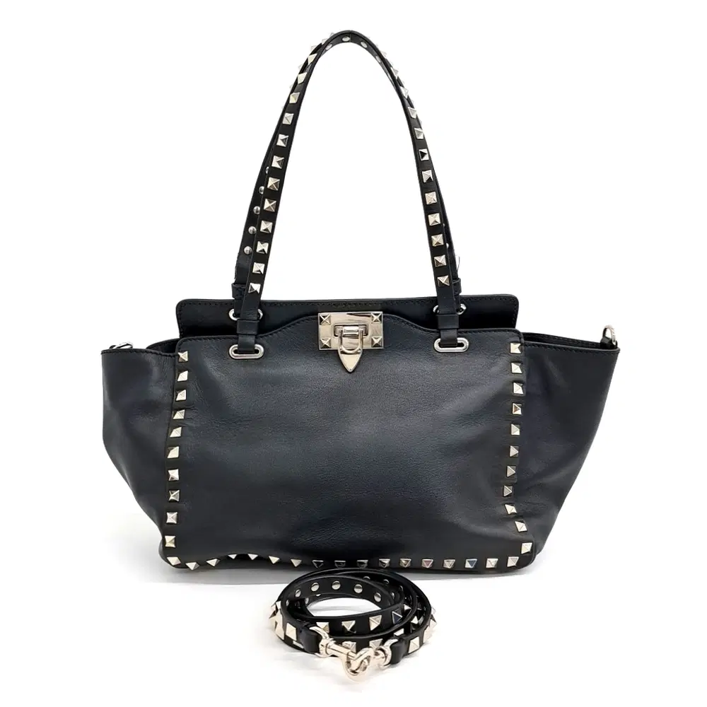 Valentino Rockstud Tote and Shoulder Bag