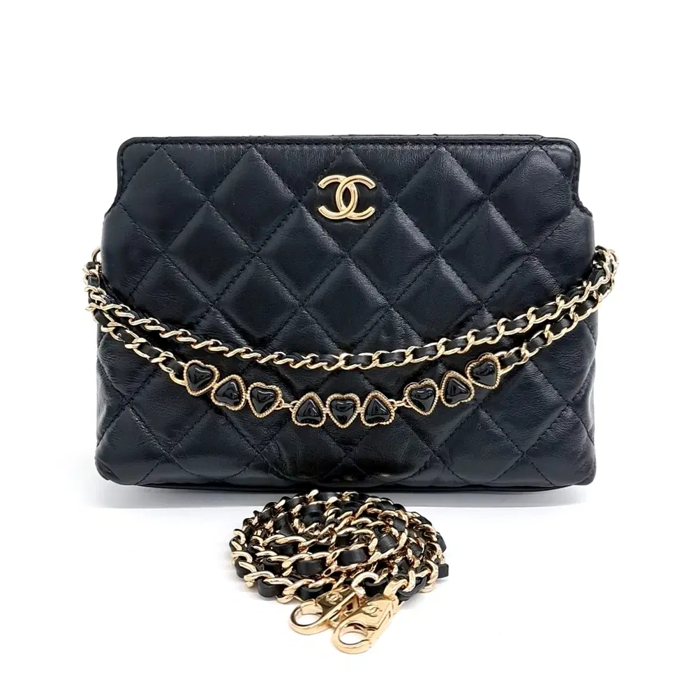 Chanel Heart Chain Shoulder Bag