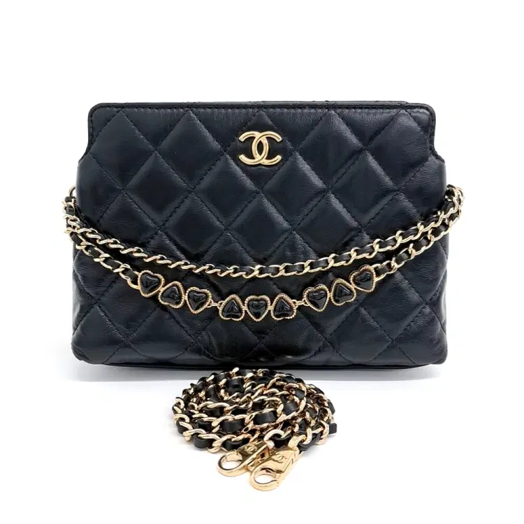 Chanel Heart Chain Shoulder Bag-Hover-Image