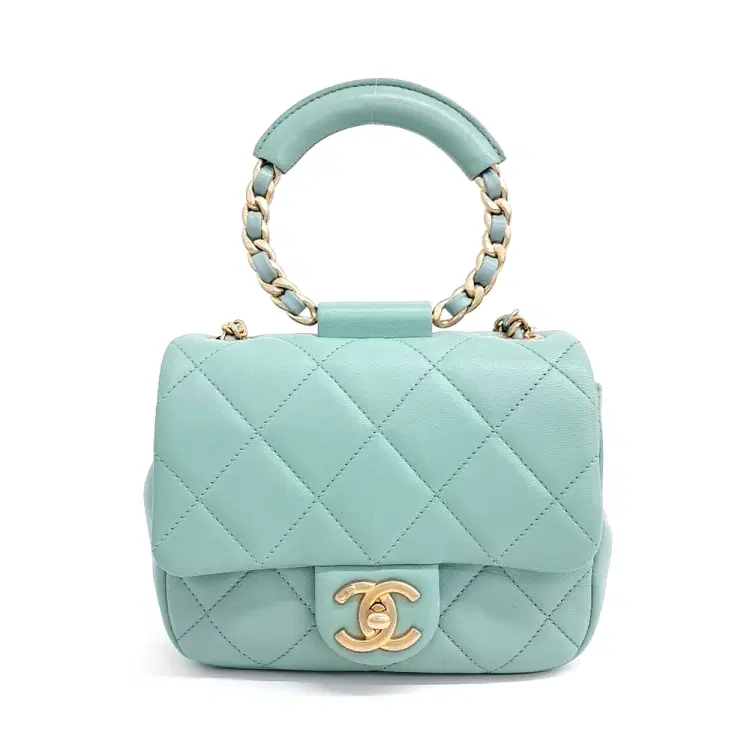 Chanel Round Top Handle Shoulder Bag-Hover-Image