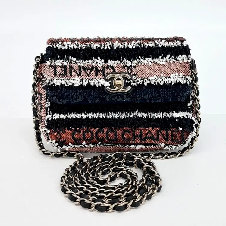 Chanel Sequin Mini Flap Crossbody Bag-Hover-Image