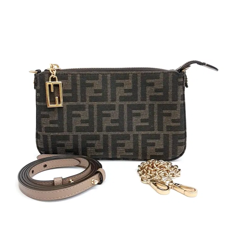 Fendi Baguette Pouch Shoulder Bag (8BS073)-Hover-Image