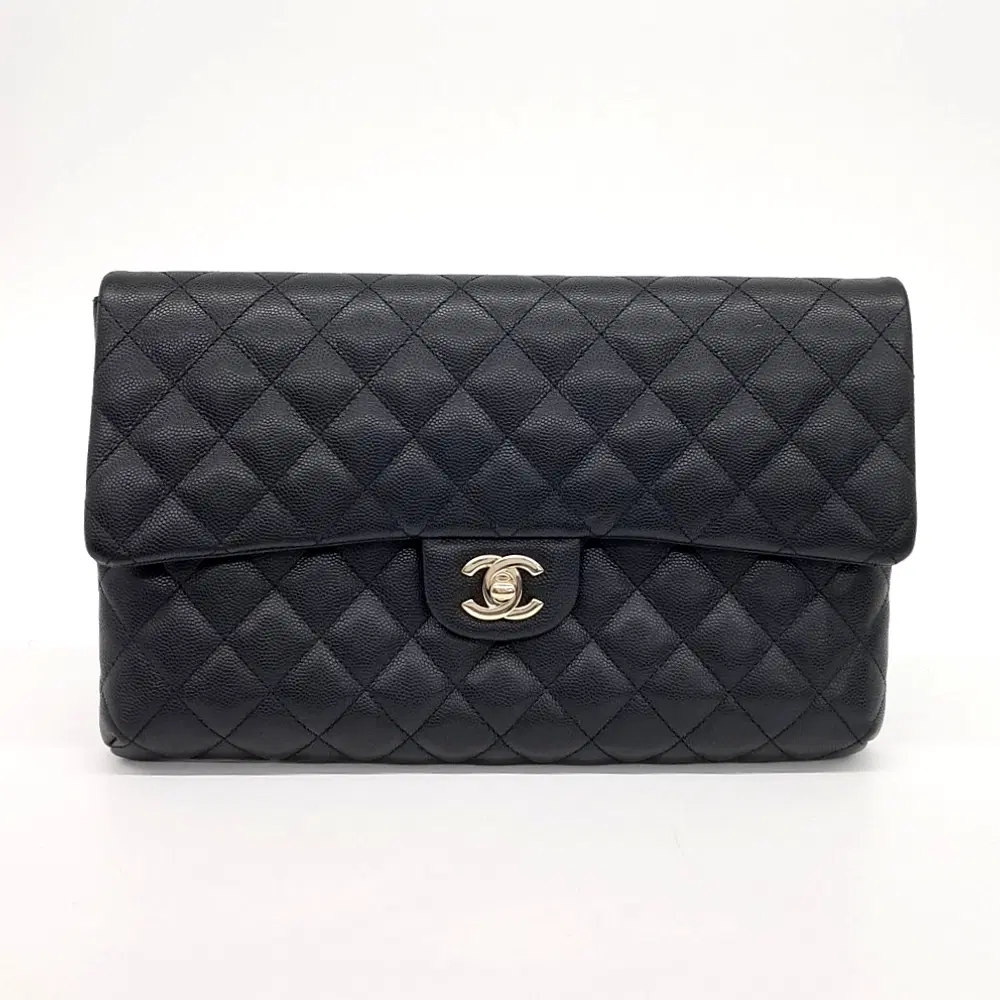 Chanel Caviar Flap Clutch