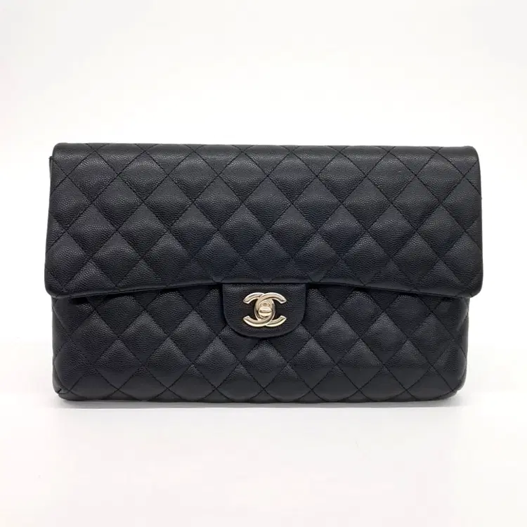 Chanel Caviar Flap Clutch-Hover-Image