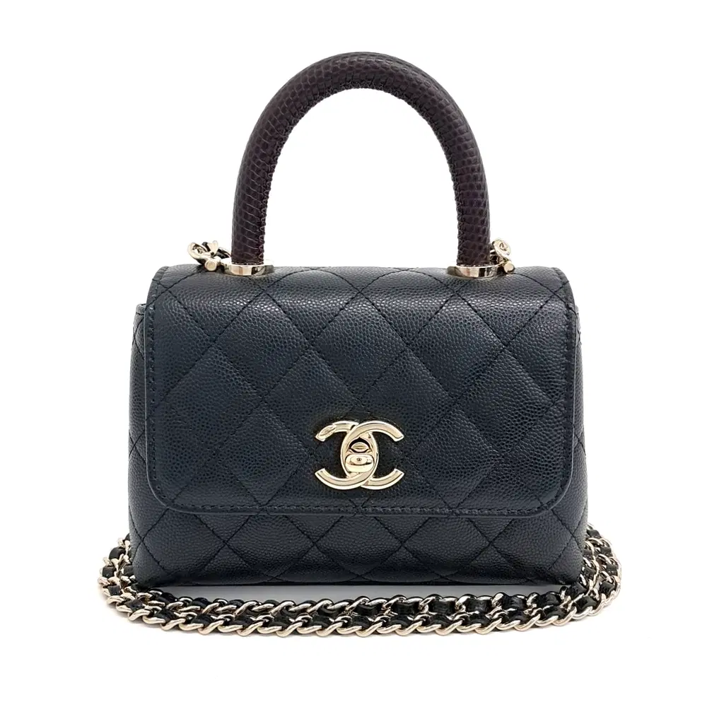 Chanel Caviar Coco Handle 16 AP4244