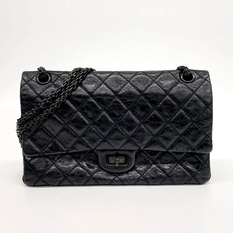 Chanel Metallic Vintage 2.55 Bag 28-Hover-Image