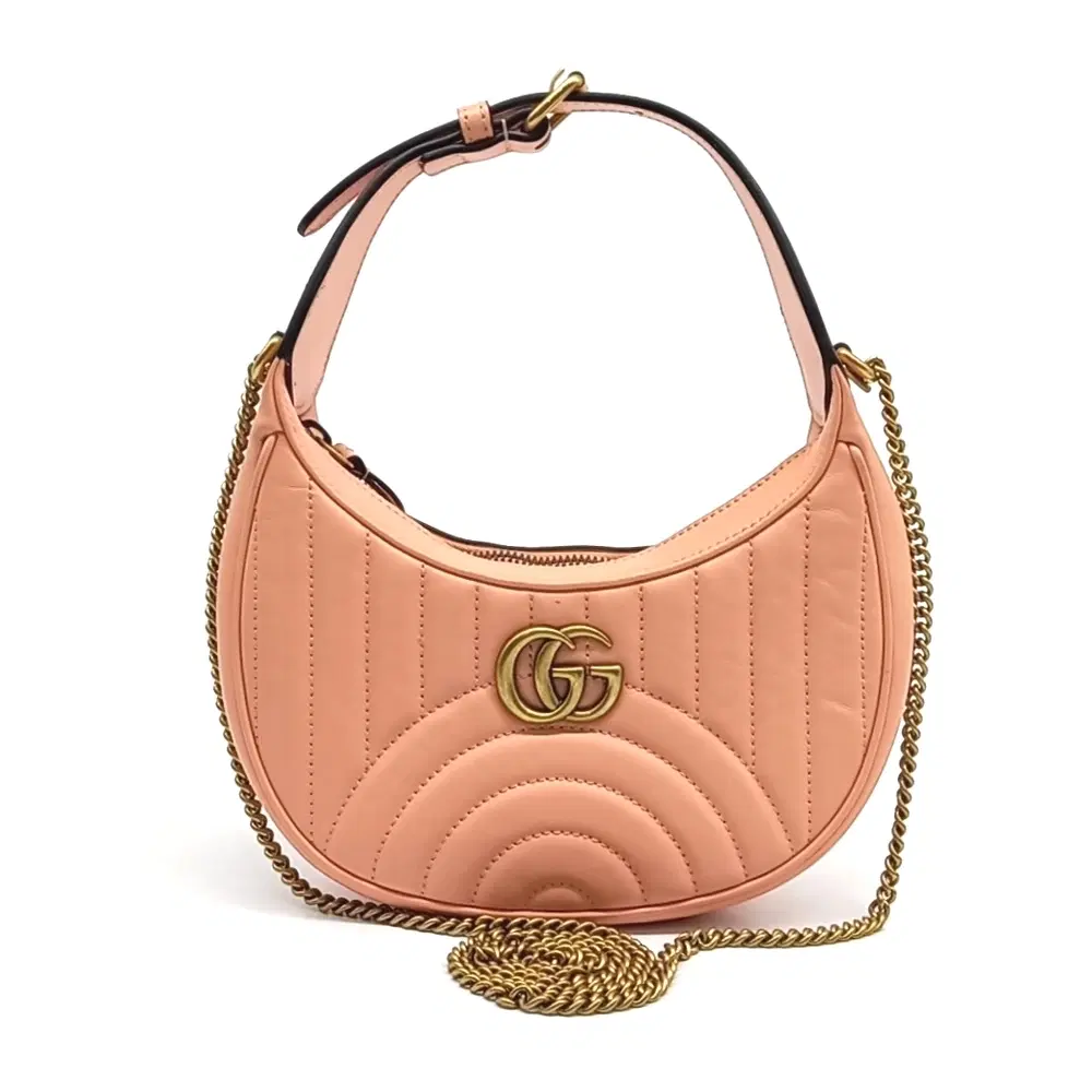 Gucci Marmont Half Moon Shoulder Bag (699514)