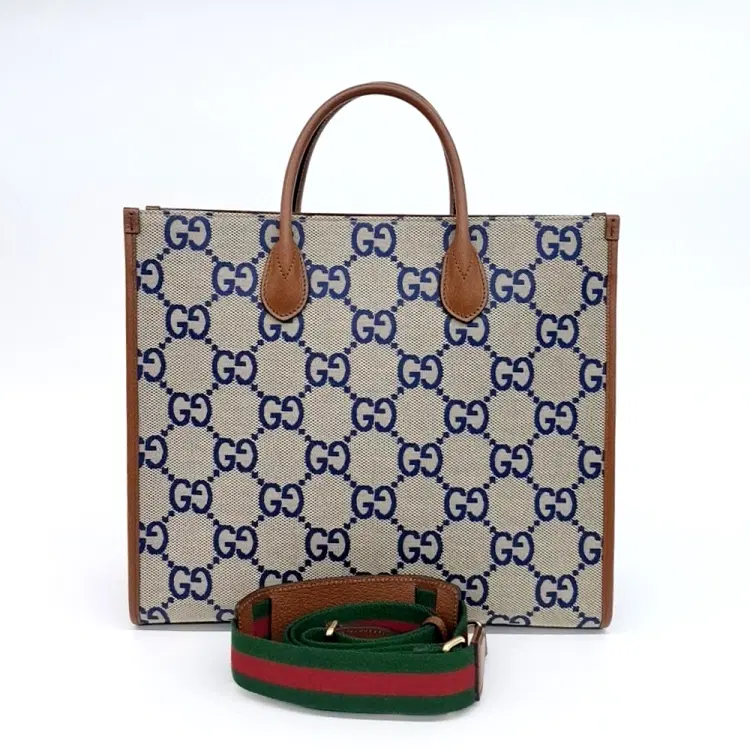 Gucci Jumbo GG Tote and Shoulder Bag (678839)-Hover-Image