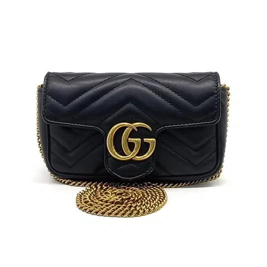 Gucci Matelassé Super Mini Crossbody Bag (476433)-Hover-Image