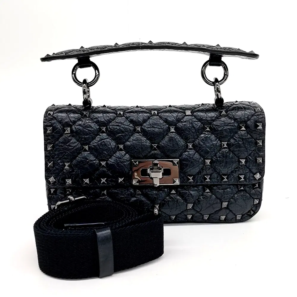 Valentino Rockstud Tote and Shoulder Bag