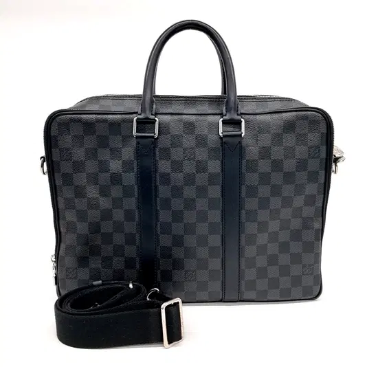 Louis Vuitton Graphite Icare Briefcase-Hover-Image