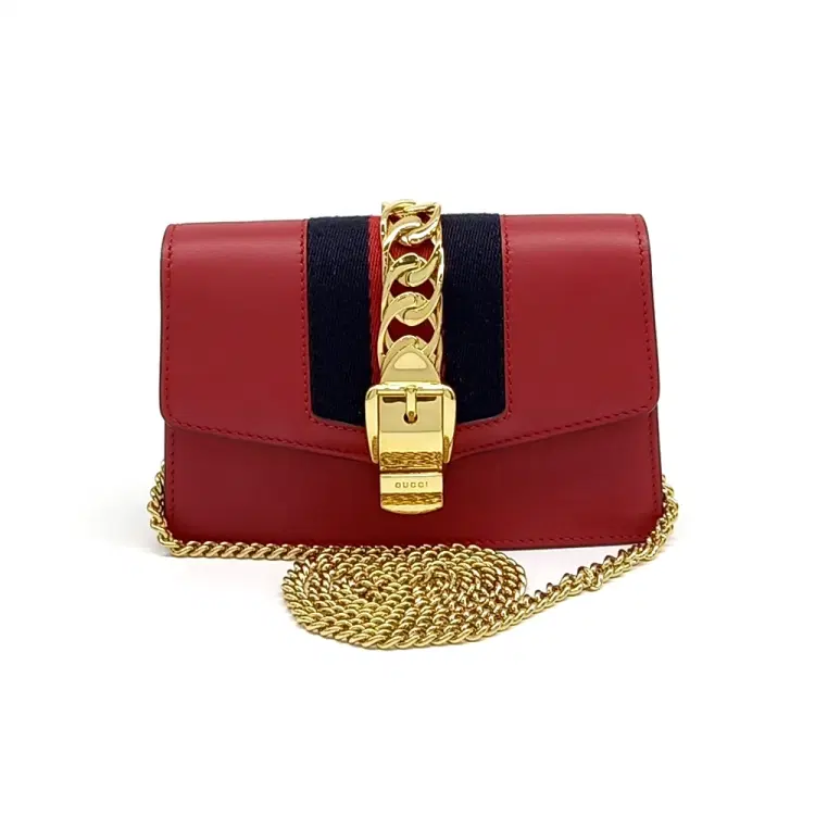 Gucci Sylvie Mini Crossbody Bag (494646)-Hover-Image