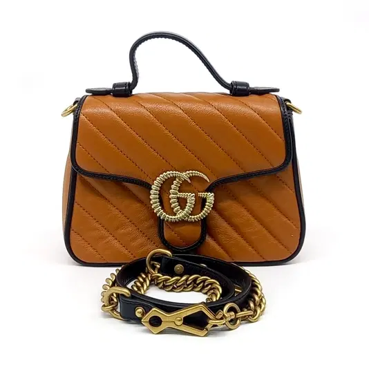 Gucci GG Marmont Mini Top Handle Bag (583571)