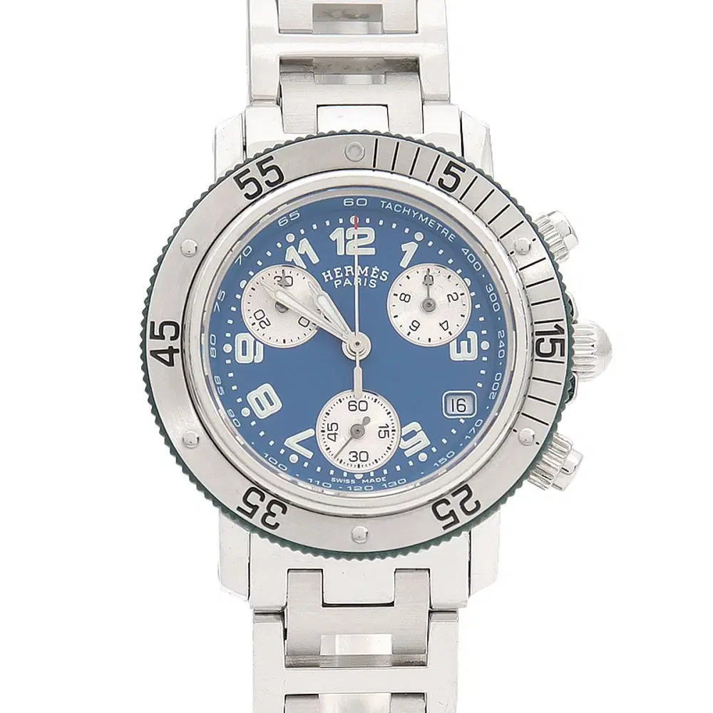 Hermès Clipper Chrono Steel Watch (Cl2.317)