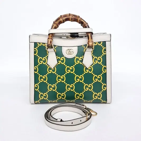 Gucci Diana Bamboo Small Tote Bag (660195)-Hover-Image