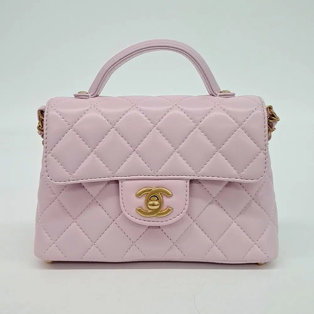 Chanel Top Handle Flap Bag Small AS5355