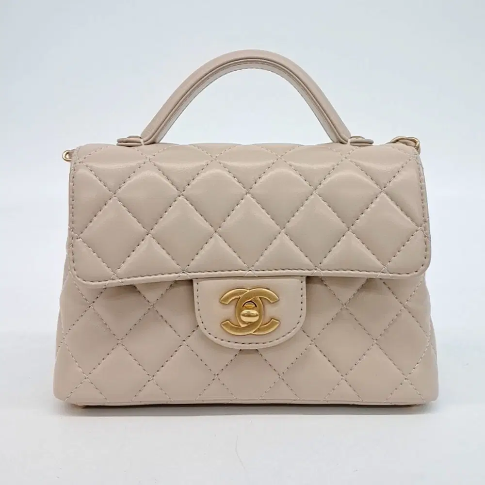 Chanel Top Handle Flap Bag Small AS5355