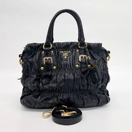 Prada Gaufre Tote and Shoulder Bag (BN1336)