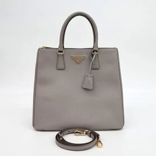 Prada Saffiano Lux Tote and Shoulder Bag
