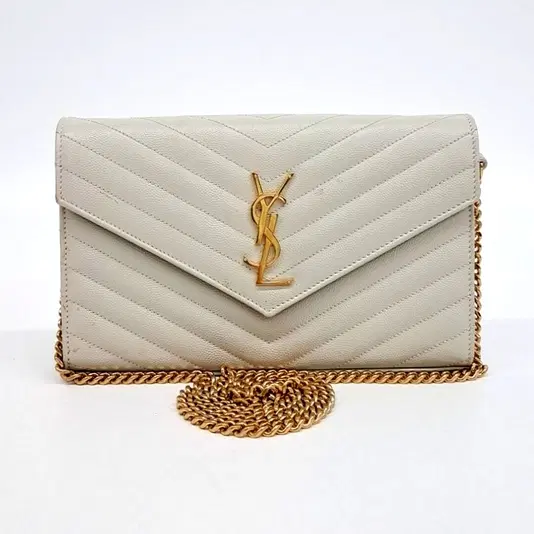 Saint Laurent Monogram Chain Crossbody Bag (377828)-Hover-Image
