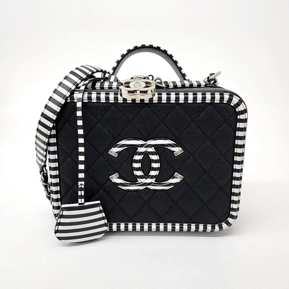 Chanel Caviar Cosmetic Tote and Shoulder Bag