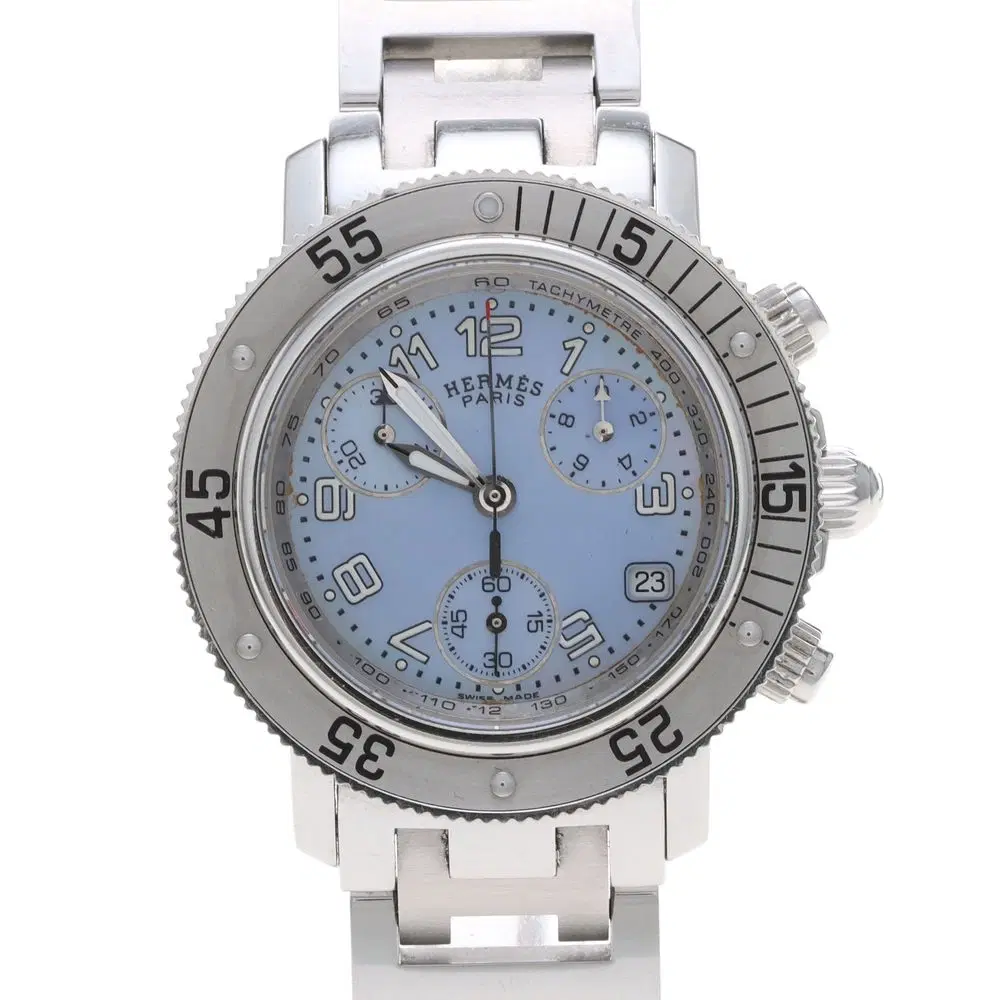 Hermès Clipper Chrono Steel Watch (Cl2.310)