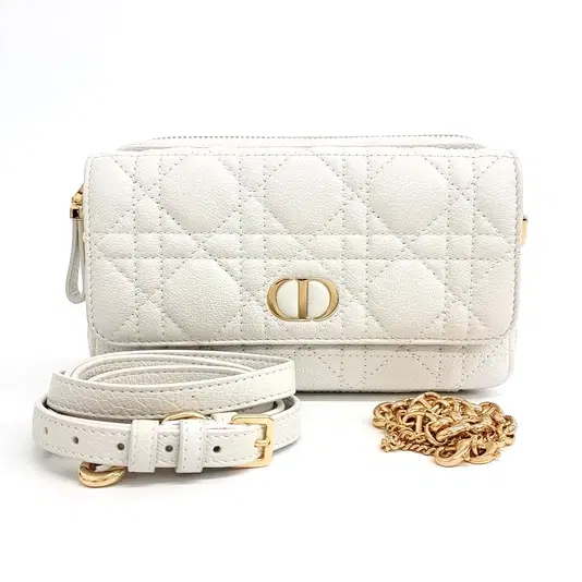 Christian Dior Caro Chain Pouch Bag S5125