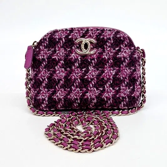 Chanel Tweed Mini Crossbody Bag