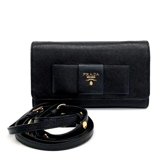 Prada Saffiano Ribbon Crossbody Bag-Hover-Image