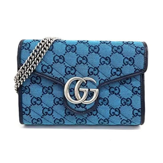 Gucci Marmont Matelassé Crossbody Bag (474575)-Hover-Image