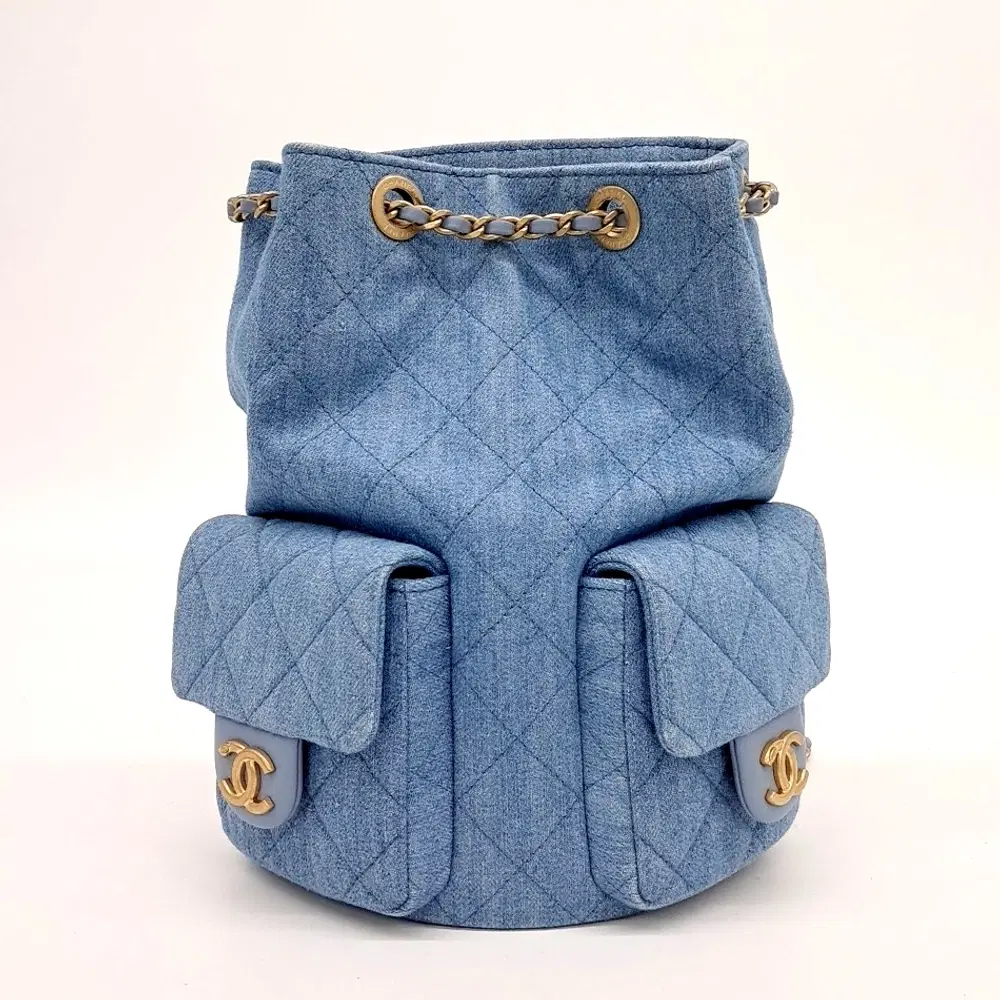 Chanel denim backpack