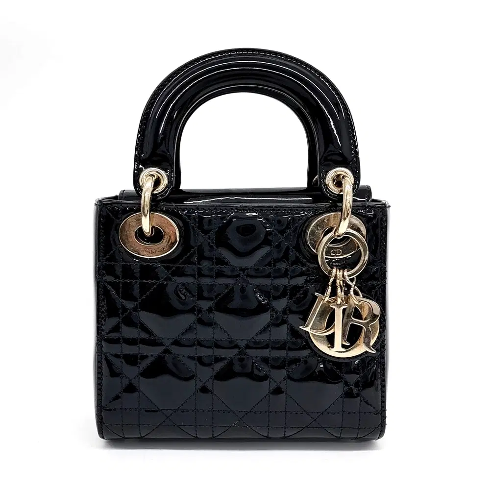 Christian Dior Patent Lady Bag Mini