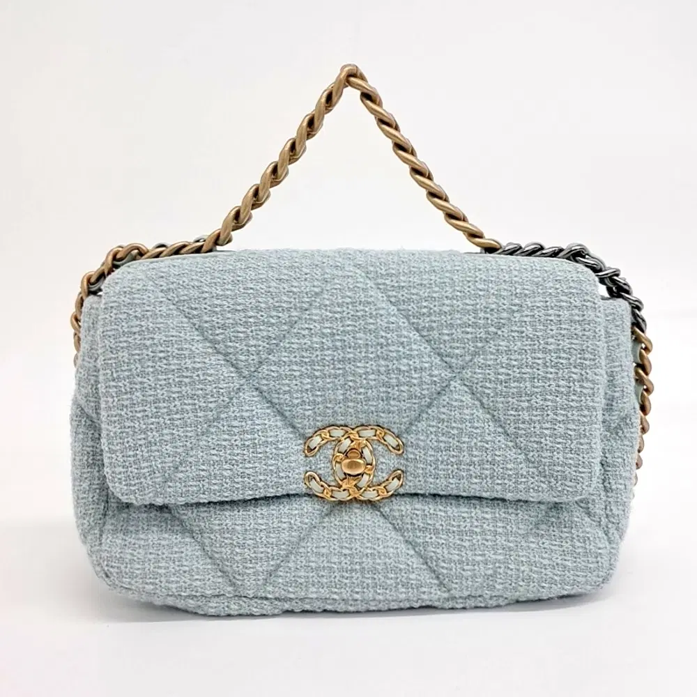 Chanel Tweed 19 Flap Bag Small