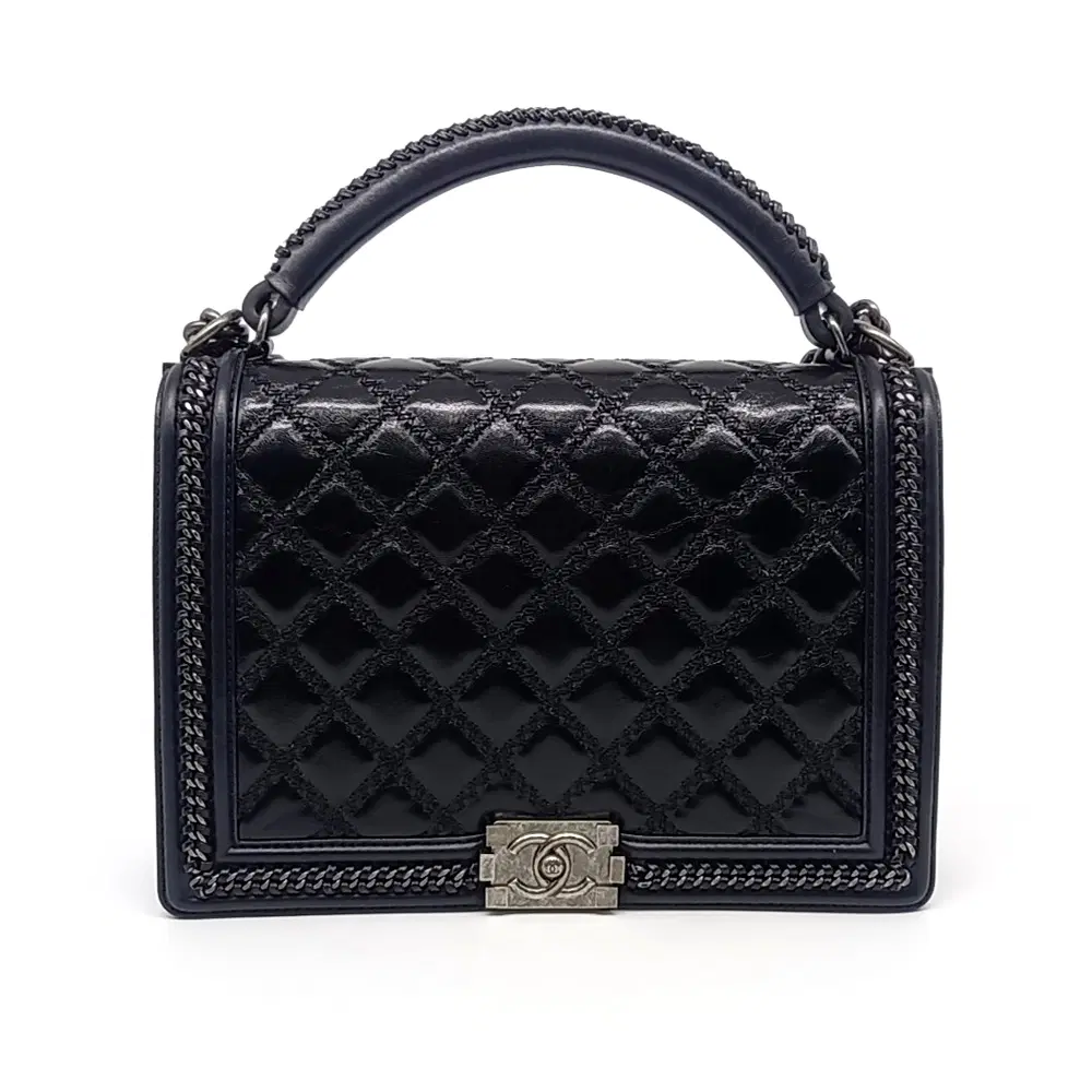 Chanel Top Handle Boy Bag Large A94803