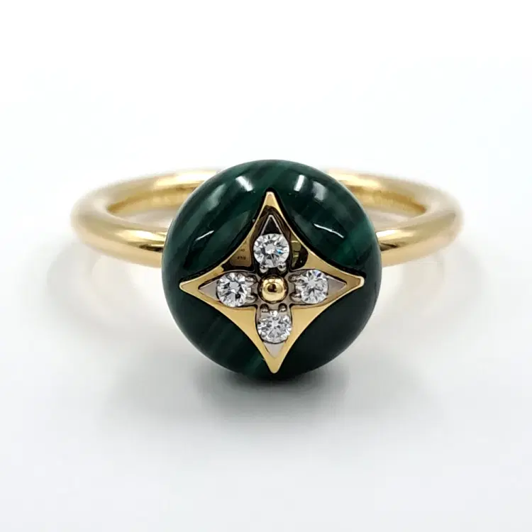 Louis Vuitton Diamond B Blossom Ring-Hover-Image