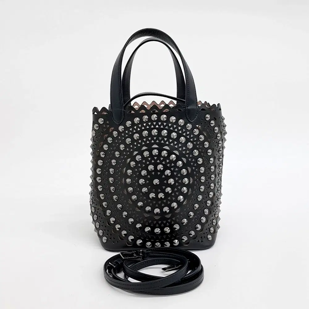 Alaia Laser Cut Bucket Bag