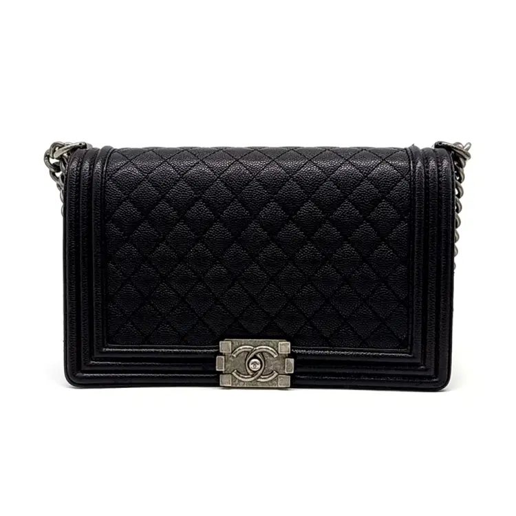 Chanel Caviar Boy Bag New Medium-Hover-Image