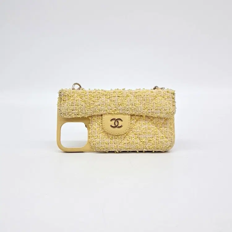 Chanel tweed chain phone case-Hover-Image