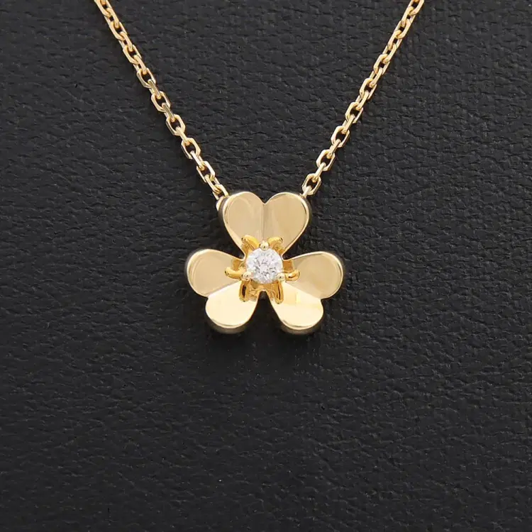 Van Cleef & Arpels Diamond Mini Frivole Necklace-Hover-Image