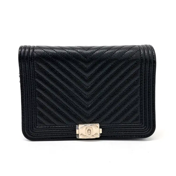 Chanel Caviar Chevron Boy WOC Mini Crossbody Bag-Hover-Image