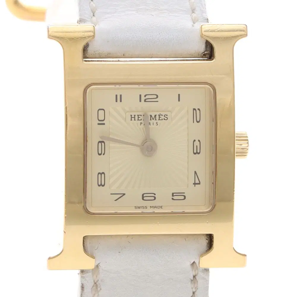 Hermès H-Hour Gold-Plated Watch (Hh1.201)
