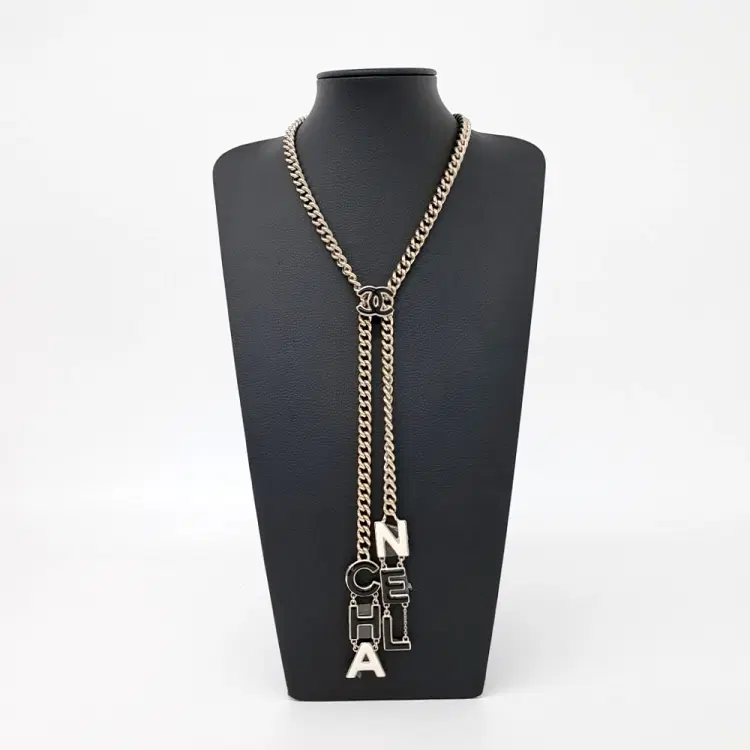 Chanel logo necklace-Hover-Image