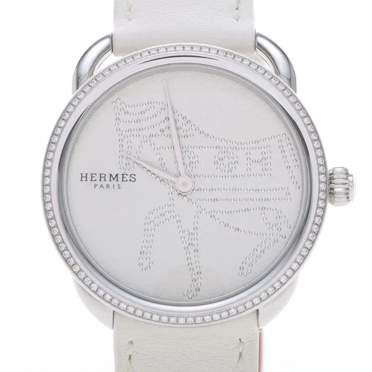 Hermès Arceau Diamond Steel Watch (Ar5.430)-Hover-Image
