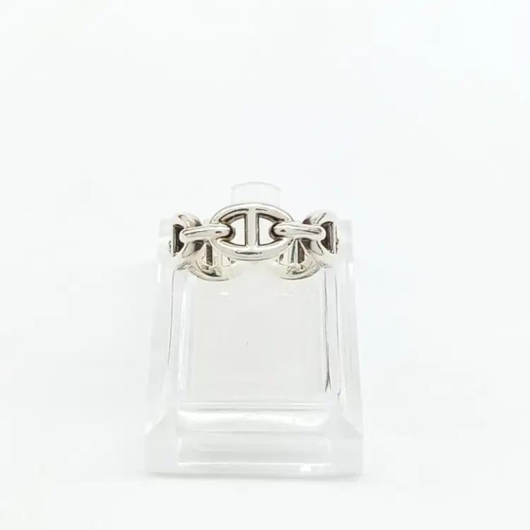 Hermes silver chandelier ring-Hover-Image