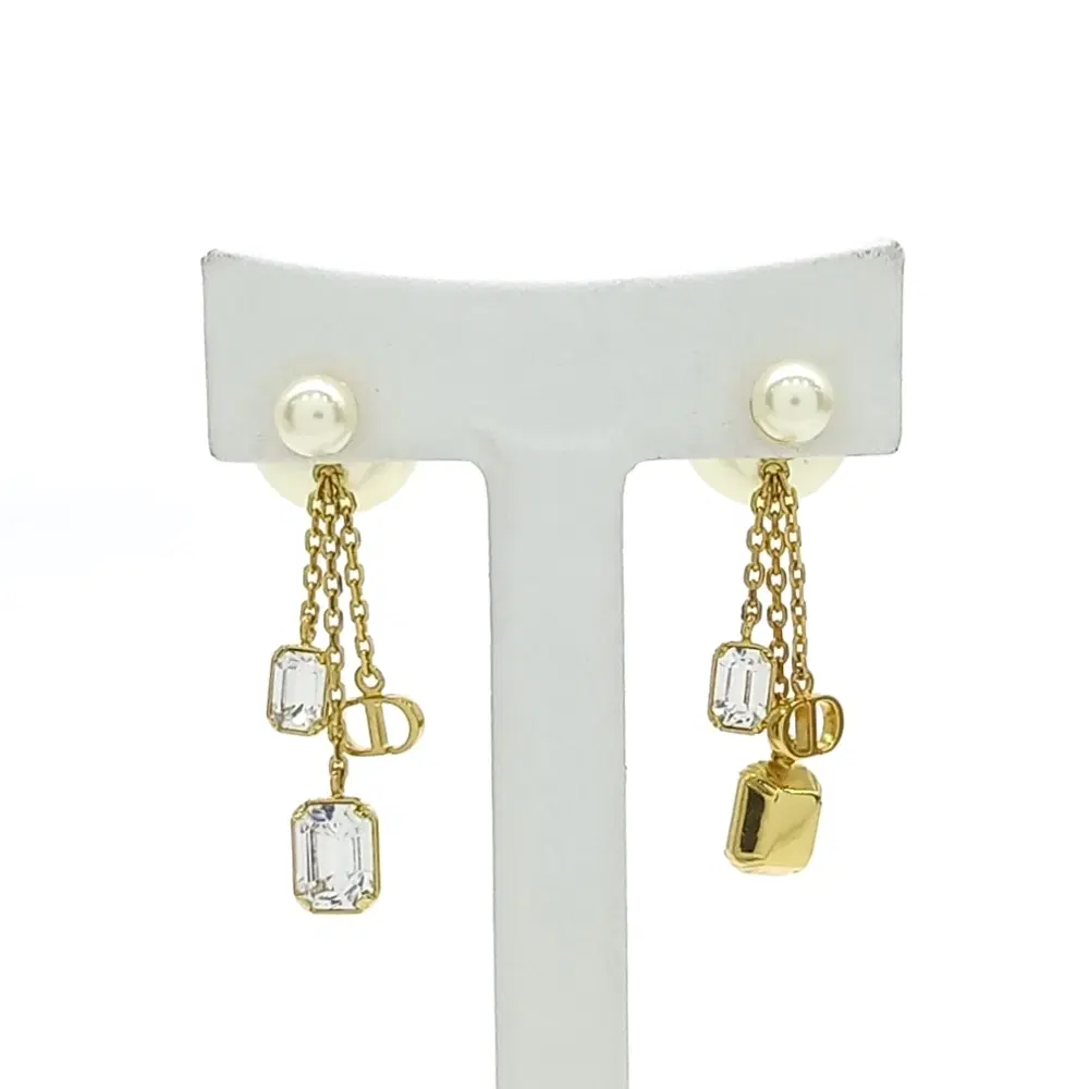 Christian Dior tribal earrings