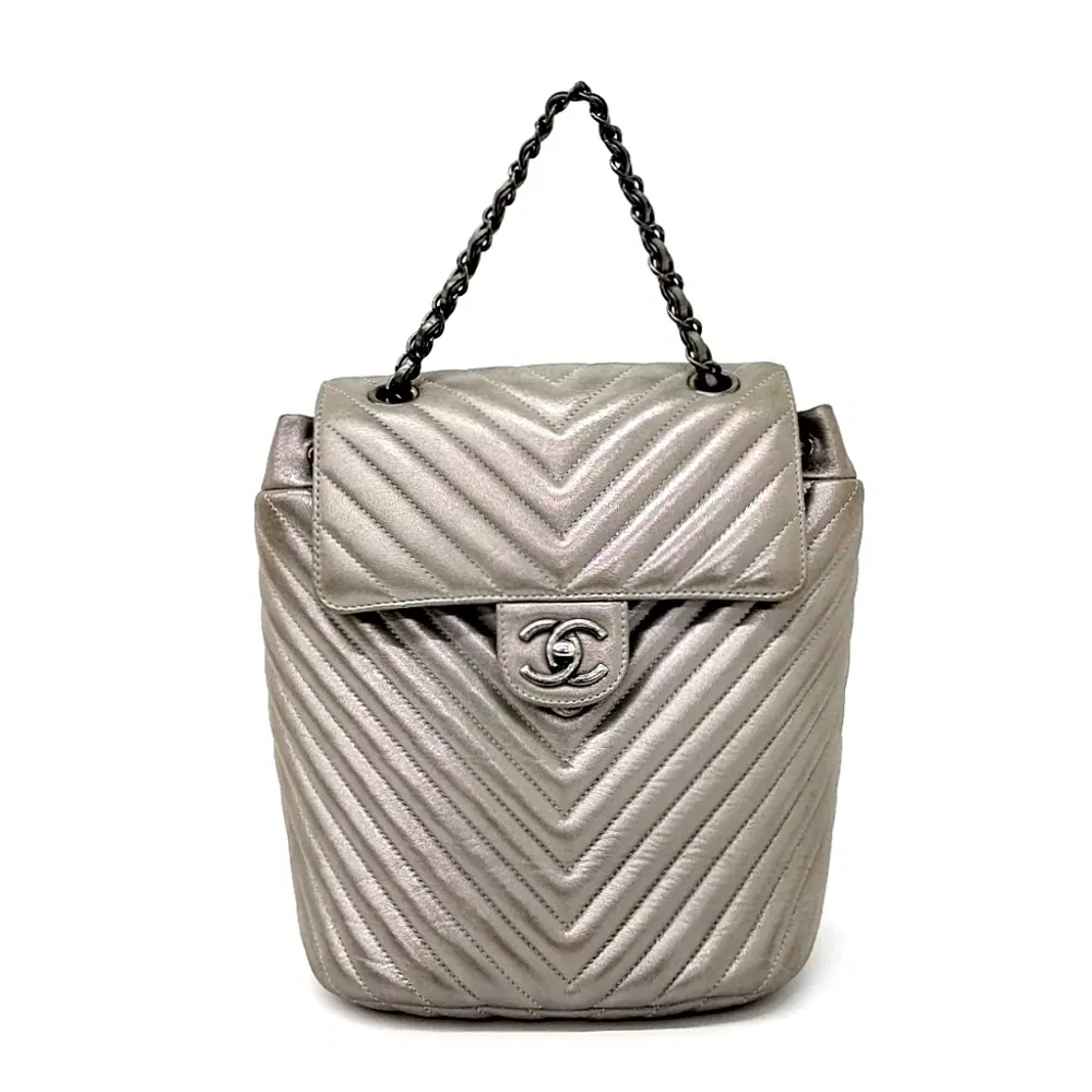 Chanel Chevron Backpack